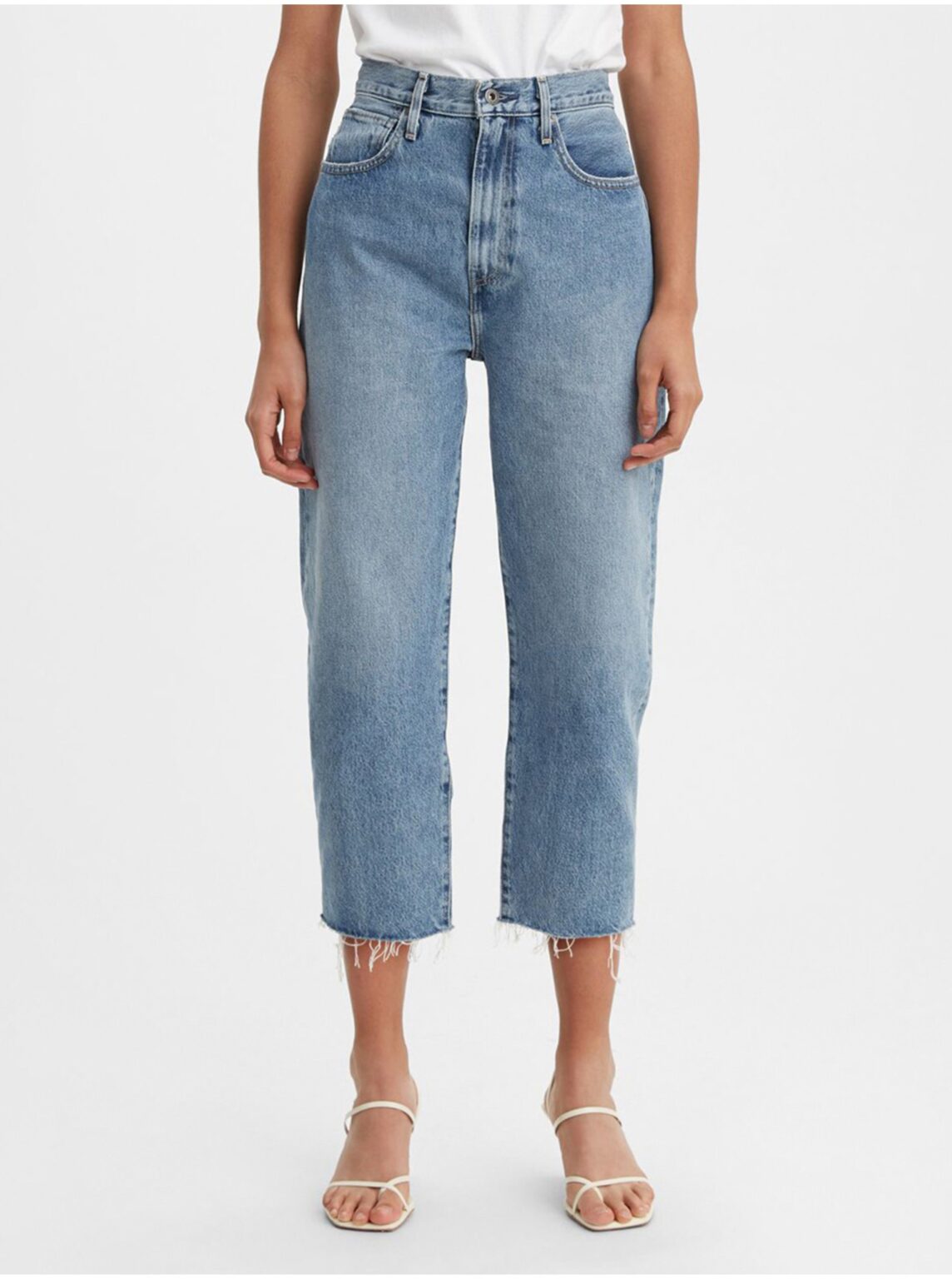 Levi's Blue Women's Cropped Mom Fit Jeans Levi's - Women's®