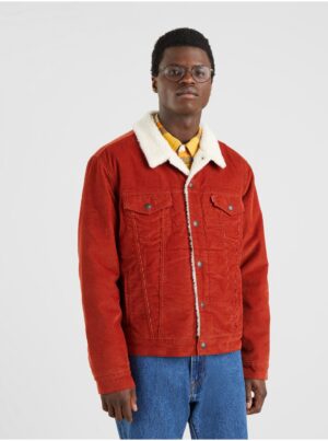 Levi's Brick Men's Corduroy Jacket with Fur Levi's® Sherpa Trucker - Men's