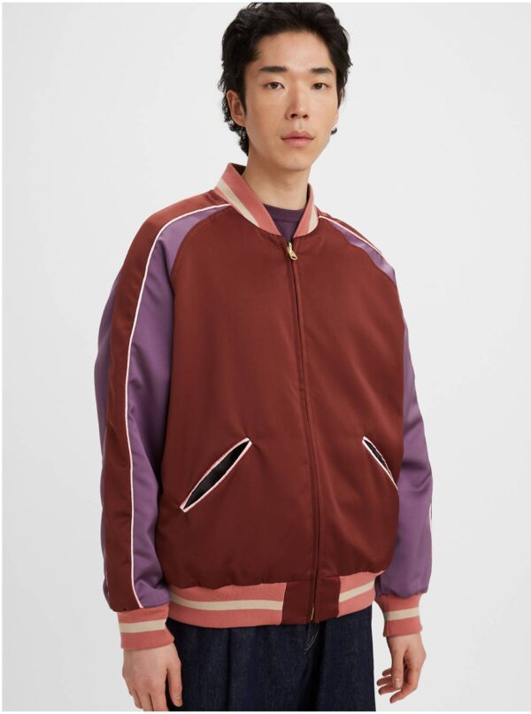 Levi's Burgundia férfi kétoldalas bombázó Levi's® Souvenir - férfi