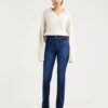 Levi's Dark Blue Women's Straight Fit Jeans Levi's® 724 - Women