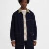 Levi's Dark blue men's denim jacket with wool blend Levi's® Cypress - Men's