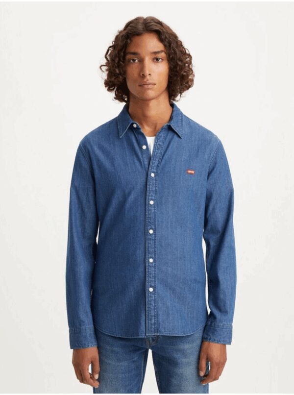 Levi's Dark blue men's denim shirt Levi's® LS Battery HM Shirt Sl - Men's