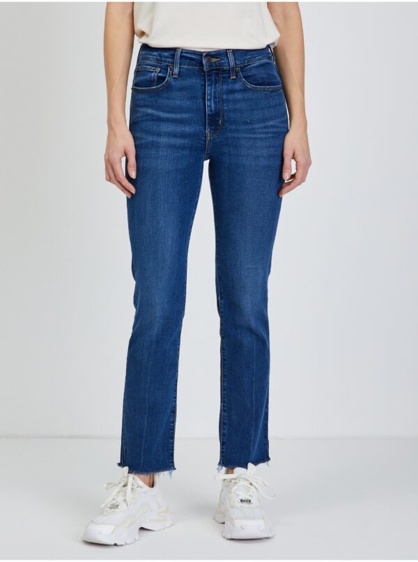 Levi's Dark blue women's straight fit jeans Levi's® 724 - Women's