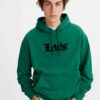Levi's Green Mens Sweatshirt Levi's® Relaxed Graphic after Olde Englis - Men