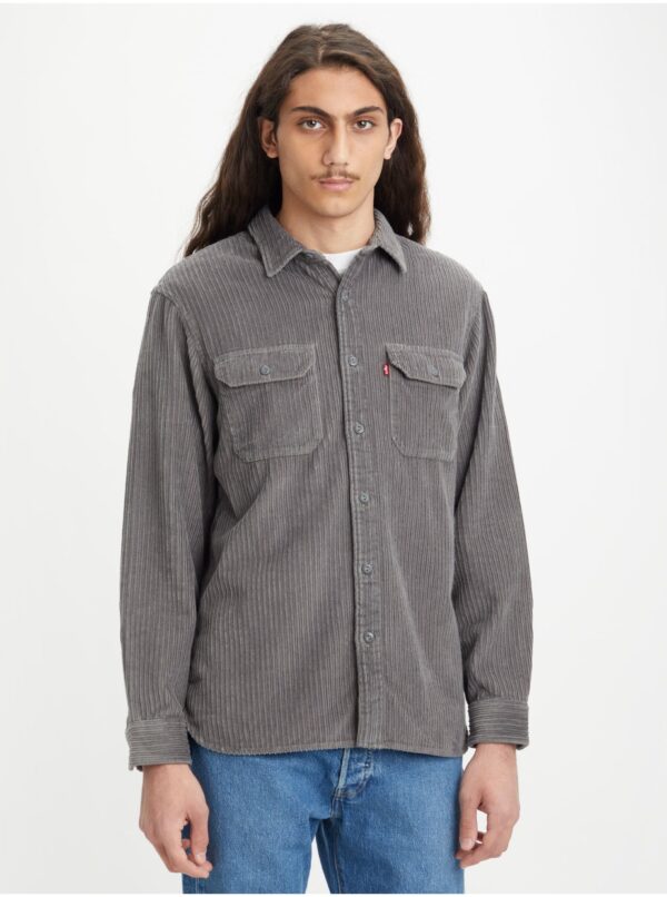 Levi's Grey men's corduroy shirt Levi's® Jackson - Men's