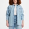 Levi's Light Blue Denim Oversize Shirt Levi's® Dorsey Western - Women