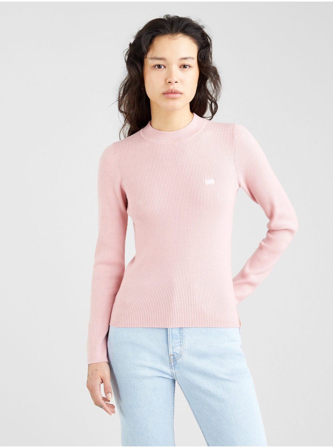 Levi's Light Pink Women's Ribbed Sweater Levi's® Crew Rib - Women's