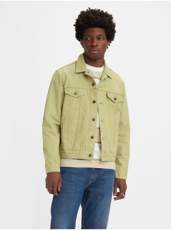 Levi's Light green men's denim jacket Levi's® Trucker - Men's