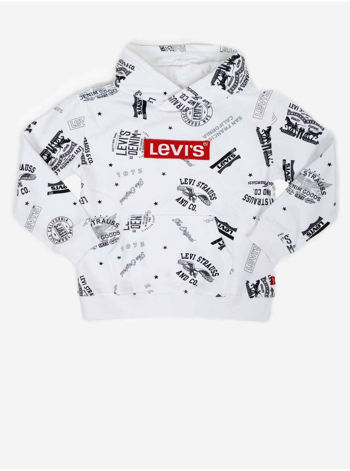 Levi's White Kids Patterned Hoodie Levi's® - Boys