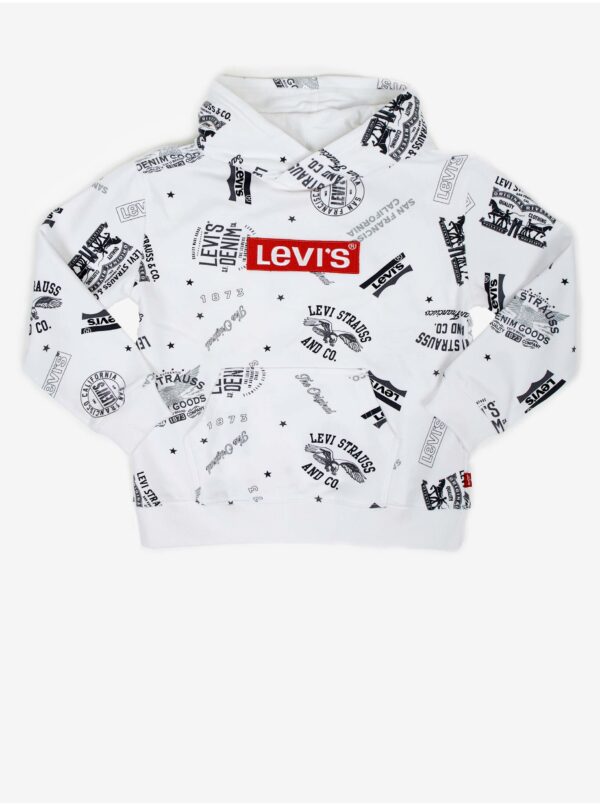 Levi's White Kids Patterned Hoodie Levi's® - Boys