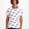Levi's White men's patterned t-shirt Levi's® Poster - Men's