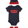 Levi's Kids Kezeslábas  tengerészkék / piros-hu