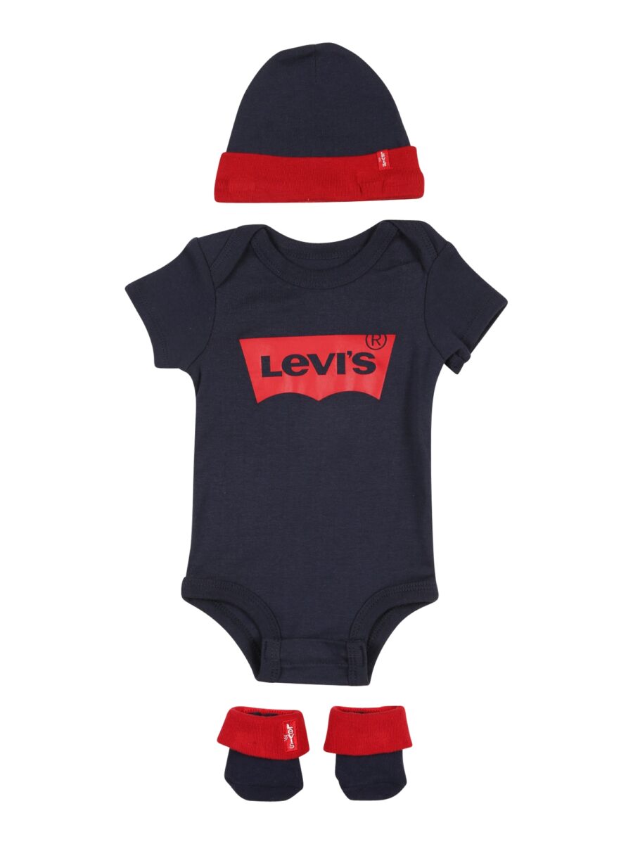 Levi's Kids Kezeslábas  tengerészkék / piros-hu