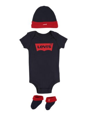 Levi's Kids Kezeslábas  tengerészkék / világospiros