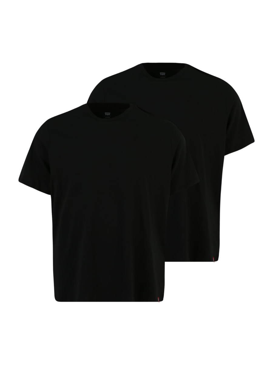 Levi's® Big & Tall Póló '2 Pack Tee '  vérvörös / fekete / fehér-Hungary