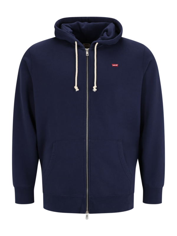 Levi's® Big & Tall Tréning póló 'New Original Zip-Up Hoodie'  sötétkék-Hungary