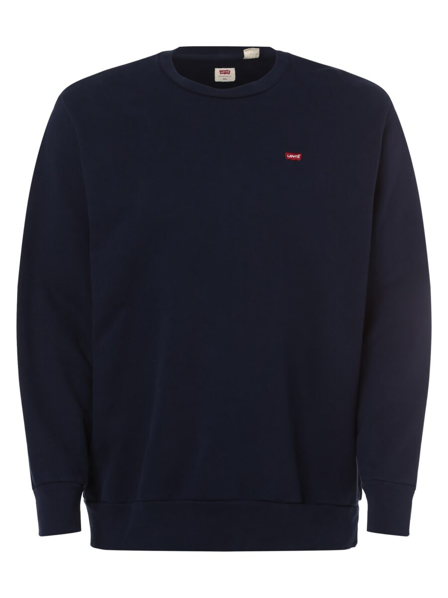 Levi's® Big & Tall Tréning póló 'Original Housemark Crewneck Sweatshirt '  tengerészkék / piros / fehér-hu