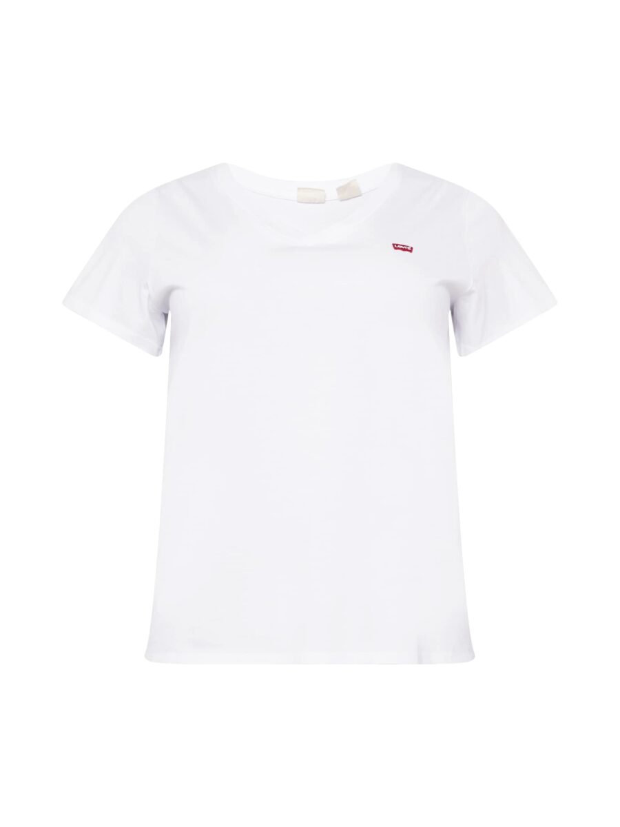 Levi's® Plus Póló 'Perfect V-Neck Tee '  piros / fehér-hu
