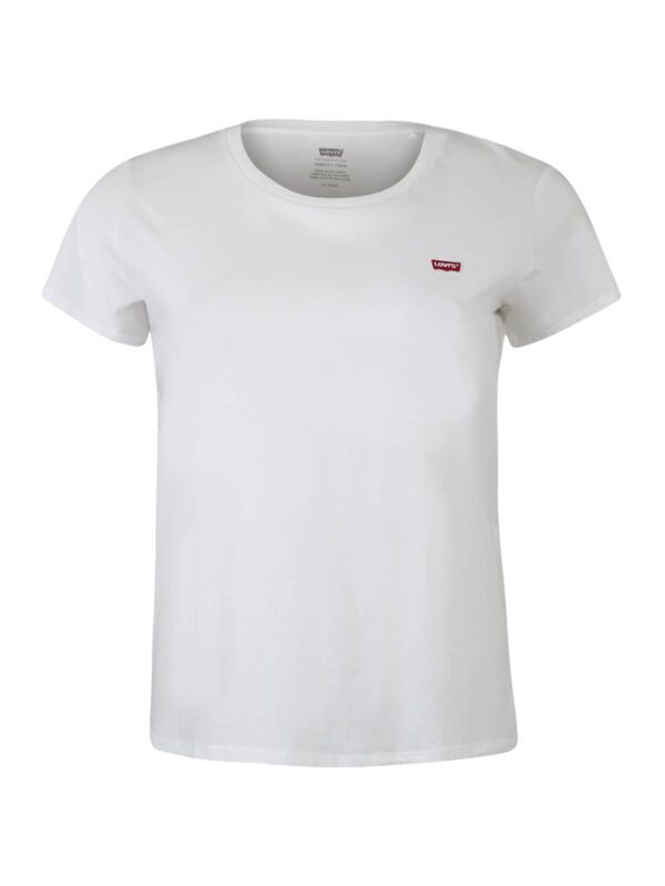 Levi's® Plus Póló 'The Perfect Tee '  piros / fehér
