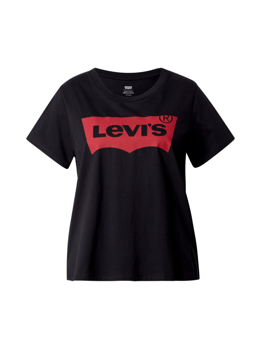 Levi's® Plus Póló 'The Perfect Tee '  piros / fekete-Hungary