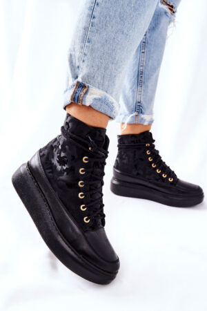 Lewski Shoes Sport bőrcipő Lewski 3034 Black Moro