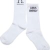 Libra zodiac socks white