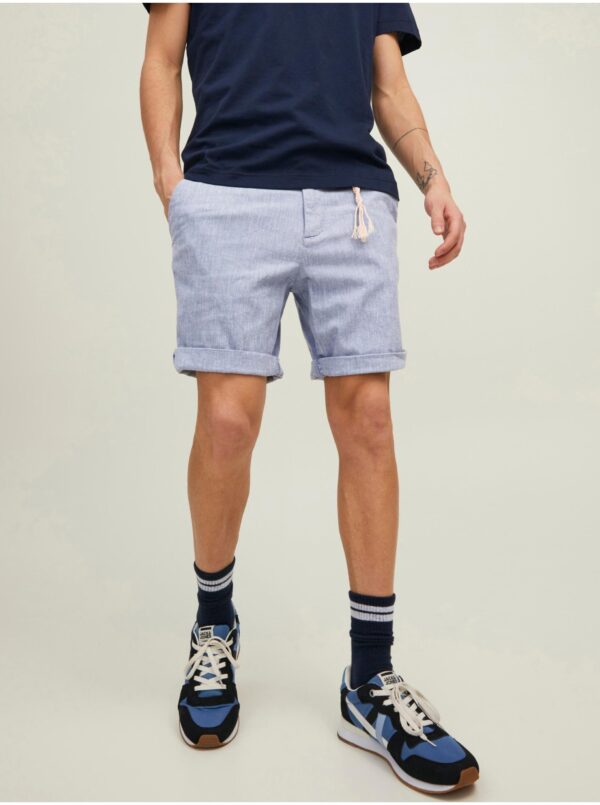 Light Blue Annealed Chino Shorts Jack & Jones Sky - Men Light Blue Annealed Chino Shorts Jack & Jones Sky - Men