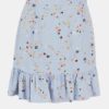 Light Blue Floral Skirt Pieces Lala - Women