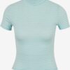 Light Blue Striped Crop Top TALLY WEiJL - Women