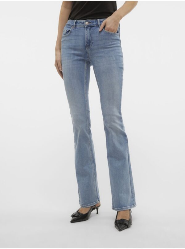 Light Blue Women's Flared Fit Jeans Vero Moda - Women