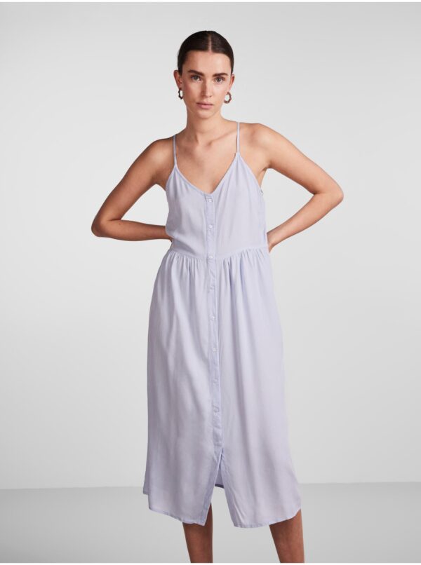 Light Blue Women's Midi Dress Pieces Tala - Women's