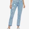 Light Blue Womens Trim Slim Fit Jeans Jeans Violet - Women