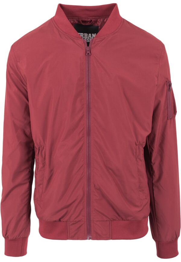 Light Bomber Jacket burgundy