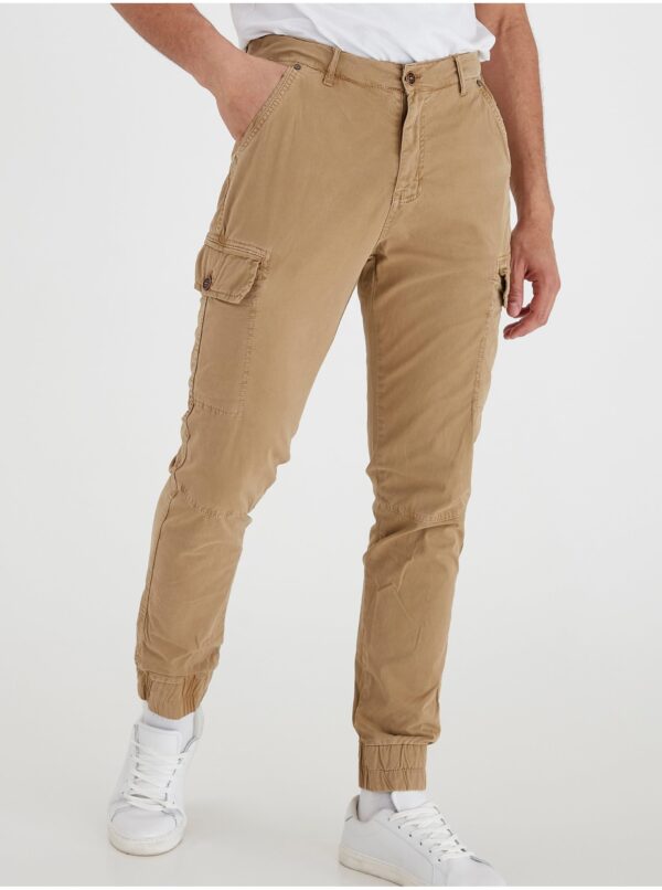 Light Brown Trousers with Pockets Blend Nan - Men