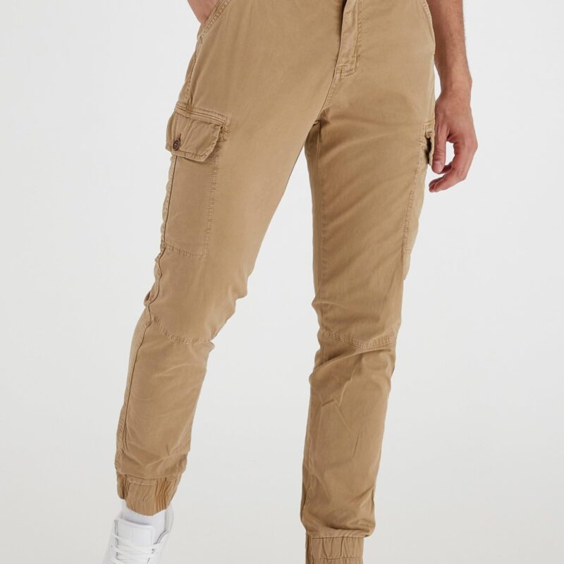 Light Brown Trousers with Pockets Blend Nan - Men
