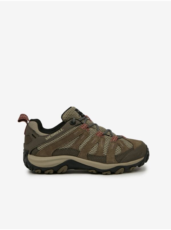 Light Brown Women's Outdoor Leather Sneakers Merrell Alverstone 2 - Women