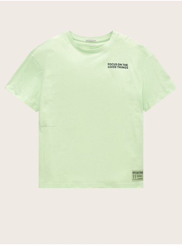 Light Green Boys T-Shirt Tom Tailor - Boys