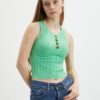 Light Green Crop Top Noisy May Frey - Women