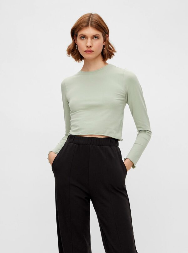 Light Green Crop Top Pieces Maddi - Women Light Green Crop Top Pieces Maddi - Women