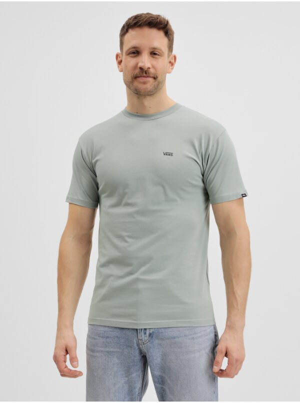 Light Green Men's T-Shirt VANS Mn Left Chest Logo Tee