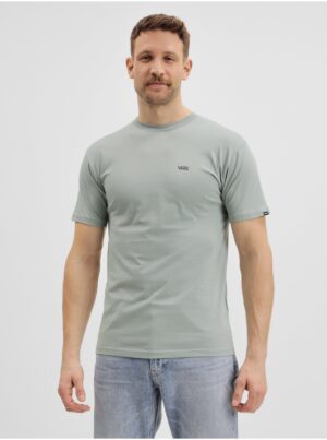 Light Green Men's T-Shirt VANS Mn Left Chest Logo Tee