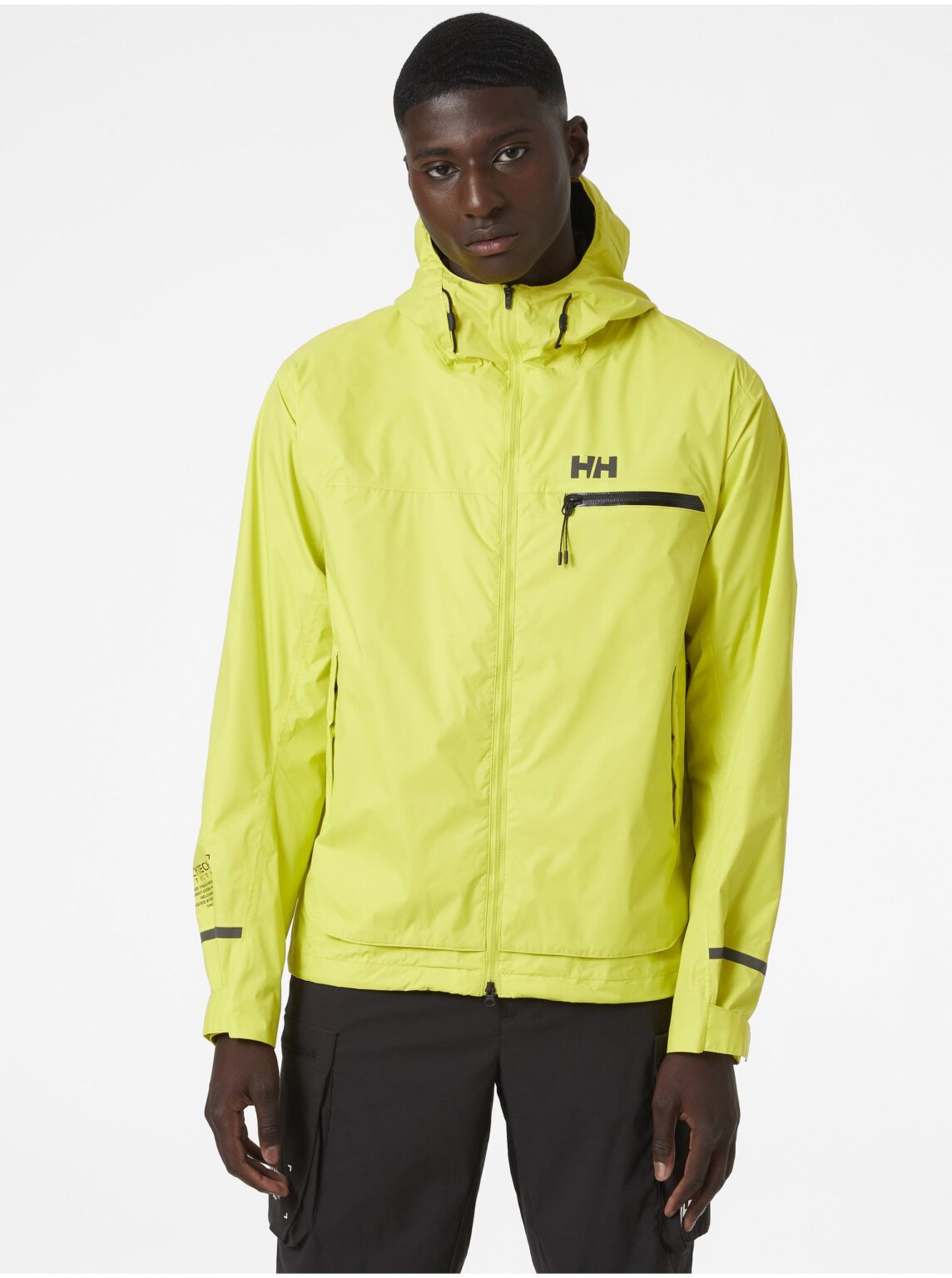 Light Green Men's Waterproof Lightweight Hooded Jacket HELLY HANSEN - Men