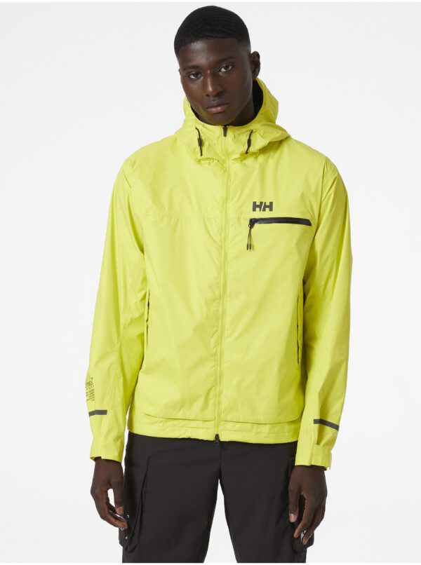 Light Green Men's Waterproof Lightweight Hooded Jacket HELLY HANSEN - Men
