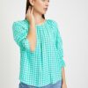 Light Green Plaid Blouse ORSAY - Women