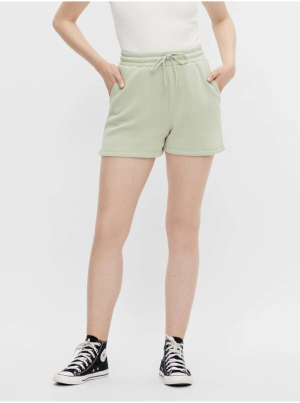 Light Green Tracksuit Shorts Pieces Chilli - Women