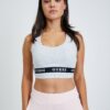 Light Grey Brindle Sports Bra Guess Aline - Women