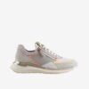 Light Grey Högl Future Women's Leather Sneakers - Womens