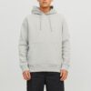 Light Grey Mens Hoodie Jack & Jones Classic - Men