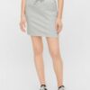 Light Grey Skirt with Tie Pieces Chilli - Women