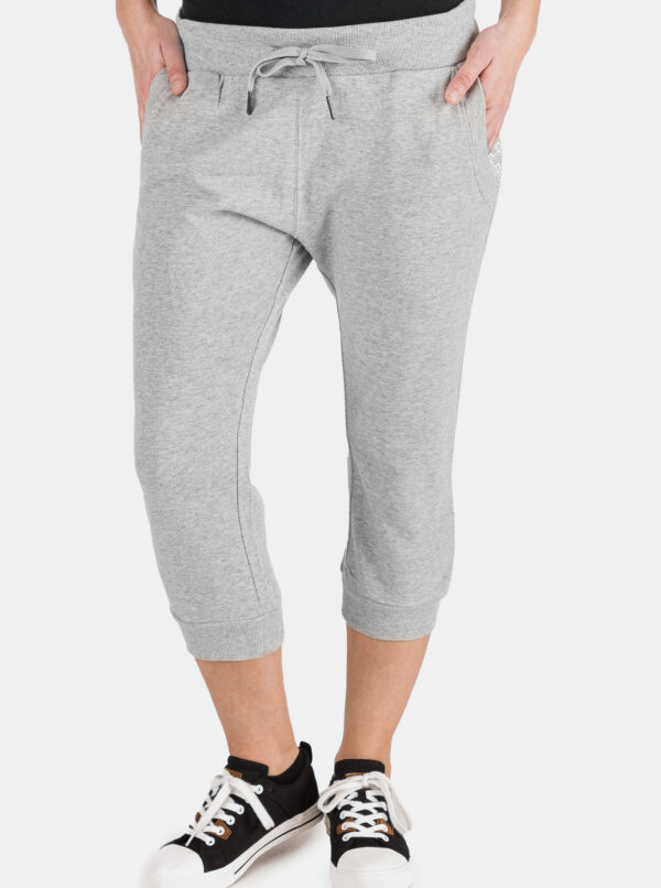 Light Grey Women's 3/4 Tracksuit SAM 73